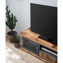 Ars manufacti TV-Lowboard Hunter II - Mango massiv / Metall - Mango / Blaugrau 30 Ars manufacti TV-Lowboard Hunter II - Mango massiv / Metall - Mango / Blaugrau -WOHNZIMMERMÖBEL Verkäufe 1000211062 210225 12530600008 MOOD DETAILS P000000001000211062 mood