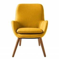 Mørteens Sessel Ullava II - Flachgewebe - Sonnengelb -WOHNZIMMERMÖBEL Verkäufe 1000211228 210317 06335100378 DETAILS P000000001000211228