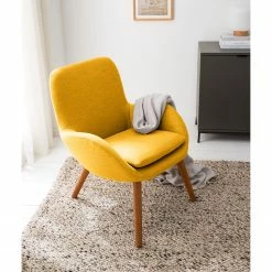 Mørteens Sessel Ullava II - Flachgewebe - Sonnengelb -WOHNZIMMERMÖBEL Verkäufe 1000211228 210517 16064800102 MOOD DETAILS P000000001000211228 mood