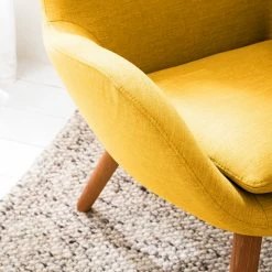 Mørteens Sessel Ullava II - Flachgewebe - Sonnengelb -WOHNZIMMERMÖBEL Verkäufe 1000211228 210517 16064800104 DETAILS P000000001000211228