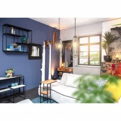 Jack & Alice Wandregal Daggett I - Metall - Schwarz -WOHNZIMMERMÖBEL Verkäufe 1000211416 200504 13491600038 MOOD DETAILS P000000001000211416 mood