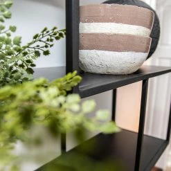 Jack & Alice Wandregal Daggett I - Metall - Schwarz -WOHNZIMMERMÖBEL Verkäufe 1000211416 200504 13491700040 DETAILS P000000001000211416