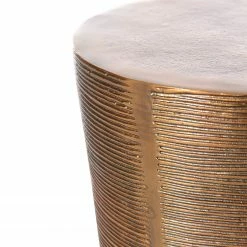 Jack & Alice Beistelltisch Cumby II - Aluminium - Messing Antik -WOHNZIMMERMÖBEL Verkäufe 1000211421 200504 13492000053 DETAILS P000000001000211421