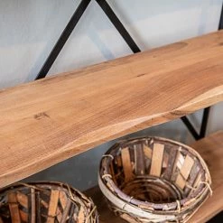 Red Living Regal Toome I - Akazie massiv / Metall - Akazie / Schwarz -WOHNZIMMERMÖBEL Verkäufe 1000211451 200504 13494400189 DETAILS P000000001000211451