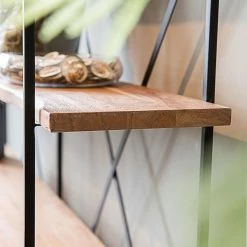 Red Living Regal Toome I - Akazie massiv / Metall - Akazie / Schwarz -WOHNZIMMERMÖBEL Verkäufe 1000211451 200504 13494400190 DETAILS P000000001000211451