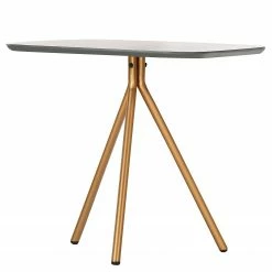 Loftscape Beistelltisch Carrabelle III - Grau / Gold