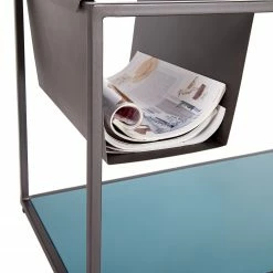 Loftscape Couchtisch Carrabelle III - Glas / Metall - Grau / Anthrazit -WOHNZIMMERMÖBEL Verkäufe 1000211489 200504 13495700303 DETAILS P000000001000211489