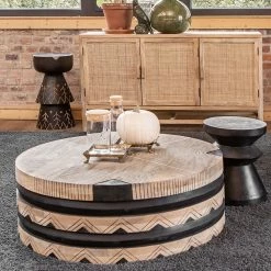 Red Living Beistelltisch Edgewood II - Mango massiv - Mango Schwarz / Mango -WOHNZIMMERMÖBEL Verkäufe 1000211496 200504 13495800312 MOOD DETAILS P000000001000211496 mood