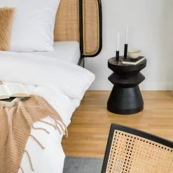 Red Living Beistelltisch Edgewood II - Mango massiv - Mango Schwarz / Mango -WOHNZIMMERMÖBEL Verkäufe 1000211496 220429 030 DETAILS P000000001000211496