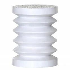 Red Living Beistelltisch Edgewood IV - Mango massiv - Mango Weiß / Mango