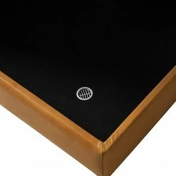 Studio Copenhagen Wohnlandschaft COSO Classic+ - Echtleder Taru: Hellbraun - Longchair davorstehend rechts / Ottomane links - Bettkasten - Chrom glänzend -WOHNZIMMERMÖBEL Verkäufe 1000212033 200811 17221901104 DETAILS P000000001000212033