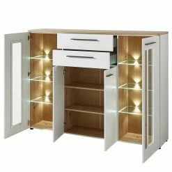 Red Living Highboard Parolin - Inkl. Beleuchtung - Weiß 15 Red Living Highboard Parolin - Inkl. Beleuchtung - Weiß -WOHNZIMMERMÖBEL Verkäufe 1000212344 200507 14290000086 DETAILS P000000001000212344