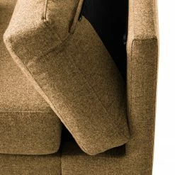 Studio Copenhagen 2-Sitzer Sofa COSO Classic+ - Webstoff Inze: Hellbraun - Schwarz -WOHNZIMMERMÖBEL Verkäufe 1000212493 200820 14491000177 DETAILS P000000001000212493