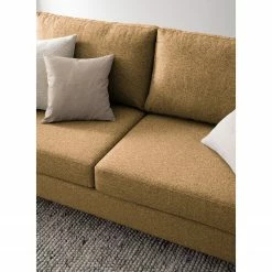 Studio Copenhagen 2-Sitzer Sofa COSO Classic+ - Webstoff Inze: Hellbraun - Schwarz -WOHNZIMMERMÖBEL Verkäufe 1000212493 201008 13273300076 DETAILS P000000001000212493