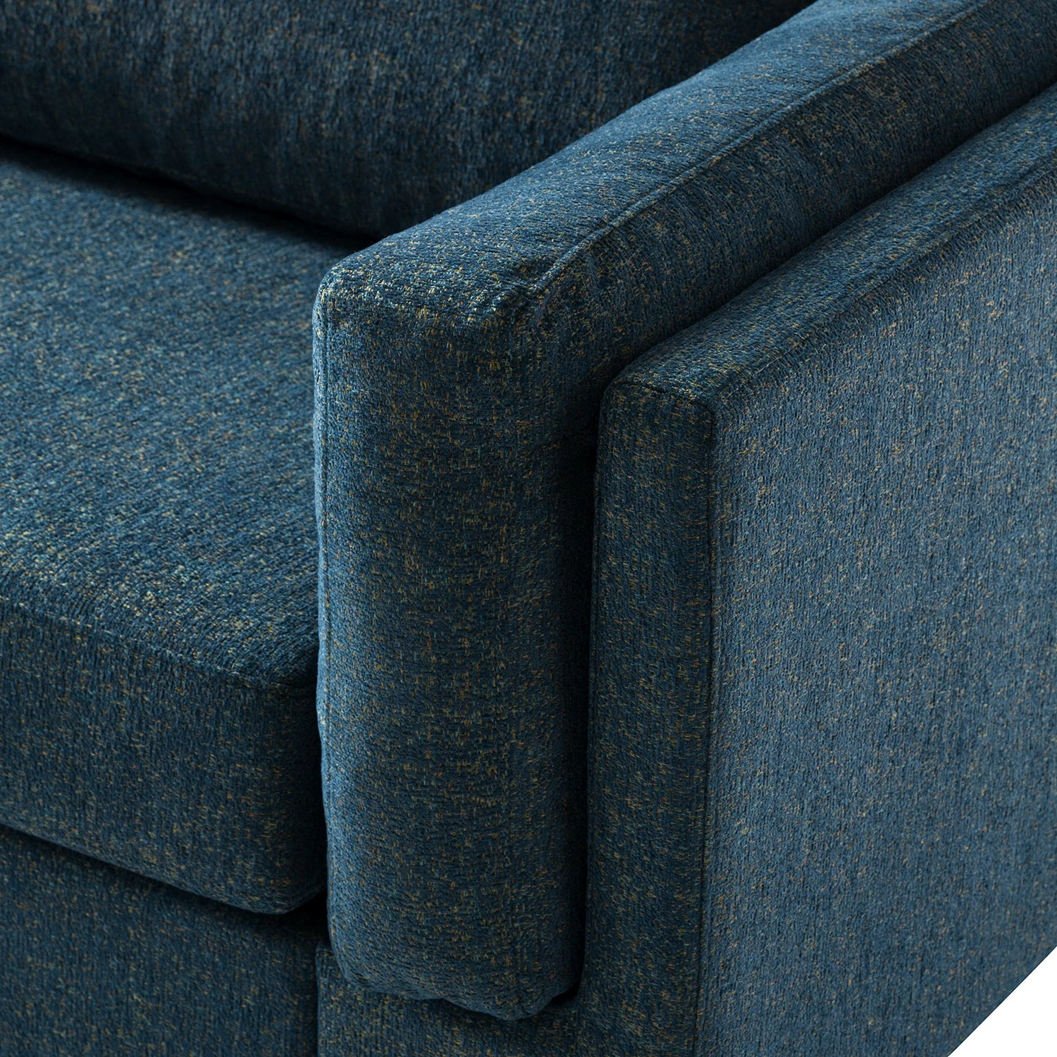 Studio Copenhagen 2,5-Sitzer Sofa COSO Classic+ - Chenille Rufi: Blau - Eiche Dunkel 15 Studio Copenhagen 2,5-Sitzer Sofa COSO Classic+ - Chenille Rufi: Blau - Eiche Dunkel – Bild 15