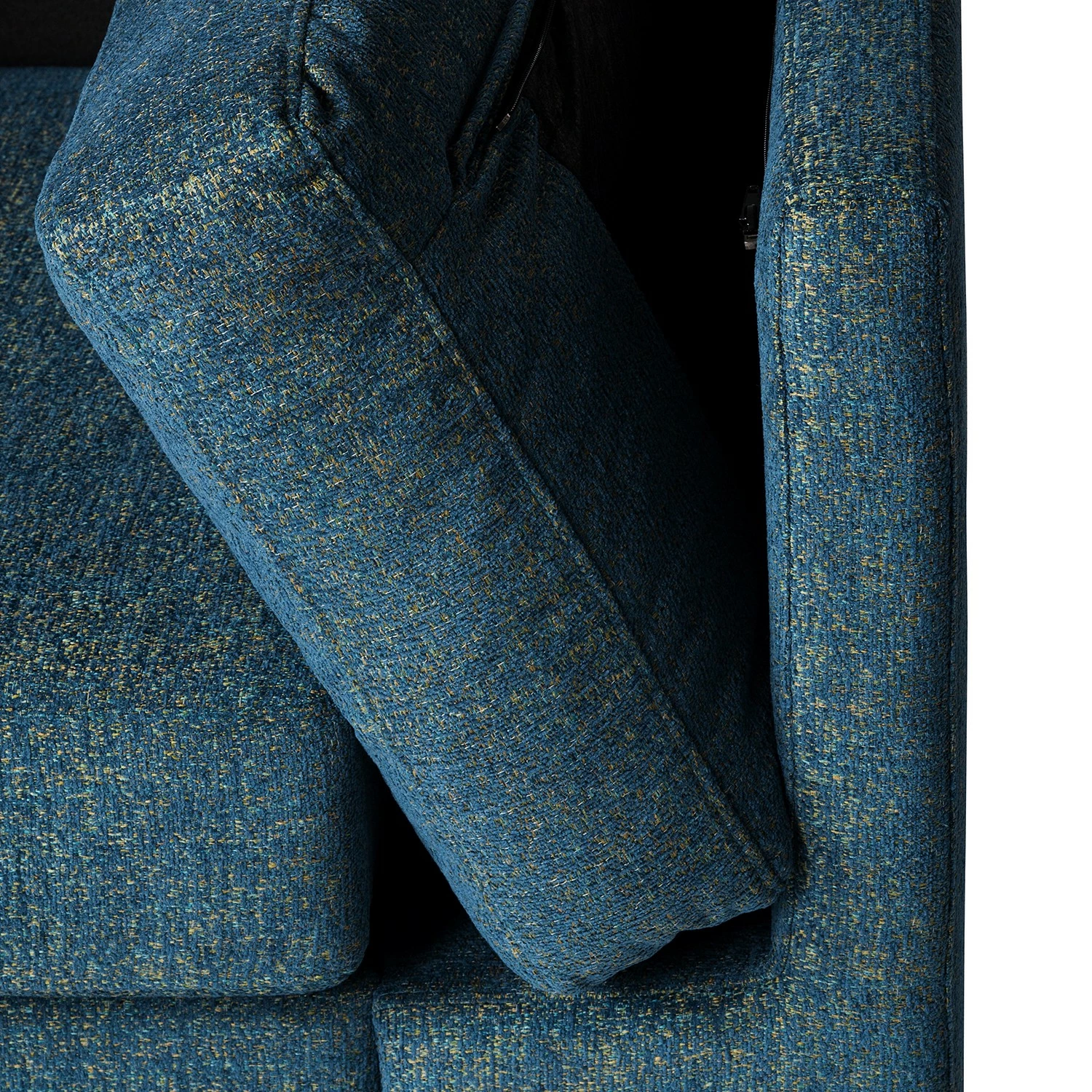 Studio Copenhagen 2,5-Sitzer Sofa COSO Classic+ - Chenille Rufi: Blau - Eiche Dunkel 14 Studio Copenhagen 2,5-Sitzer Sofa COSO Classic+ - Chenille Rufi: Blau - Eiche Dunkel – Bild 14