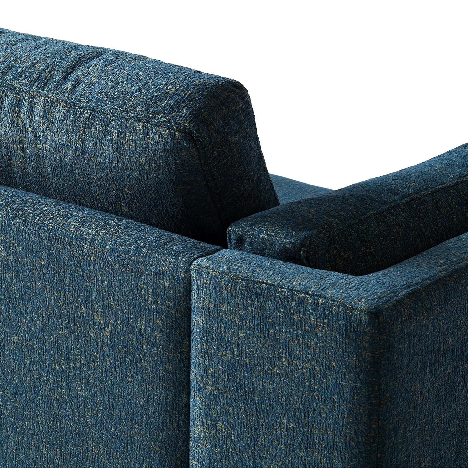 Studio Copenhagen 2,5-Sitzer Sofa COSO Classic+ - Chenille Rufi: Blau - Eiche Dunkel 18 Studio Copenhagen 2,5-Sitzer Sofa COSO Classic+ - Chenille Rufi: Blau - Eiche Dunkel – Bild 18