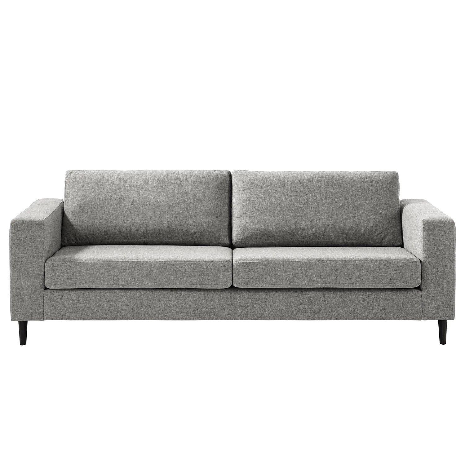 Studio Copenhagen 3-Sitzer Sofa COSO Classic - Webstoff Milan: Hellgrau - Buche 5 Studio Copenhagen 3-Sitzer Sofa COSO Classic - Webstoff Milan: Hellgrau - Buche – Bild 5