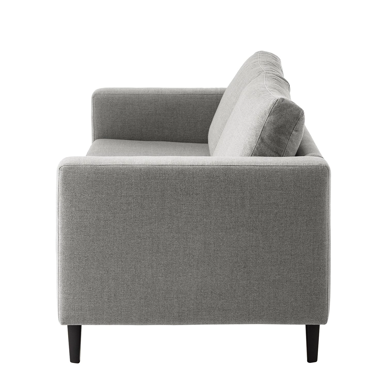 Studio Copenhagen 3-Sitzer Sofa COSO Classic - Webstoff Milan: Hellgrau - Buche 6 Studio Copenhagen 3-Sitzer Sofa COSO Classic - Webstoff Milan: Hellgrau - Buche – Bild 6
