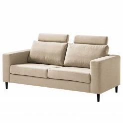 Studio Copenhagen 2,5-Sitzer Sofa COSO Classic - Webstoff Milan: Beige - Buche -WOHNZIMMERMÖBEL Verkäufe 1000213010 200827 12381100135 DETAILS P000000001000213010
