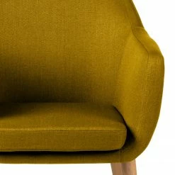 Mørteens Sessel Nicholas - Webstoff - Currygelb -WOHNZIMMERMÖBEL Verkäufe 1000213182 201204 06194400041 DETAILS P000000001000213182