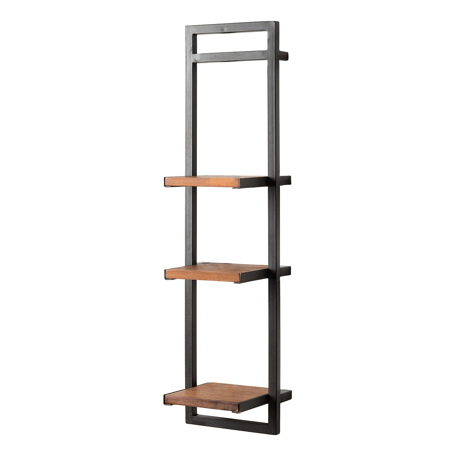 Ars manufacti Wandregal-Set Manchester III (5-teilig) - Akazie massiv / Metall - Akazie / Anthrazit 5 Ars manufacti Wandregal-Set Manchester III (5-teilig) - Akazie massiv / Metall - Akazie / Anthrazit – Bild 5