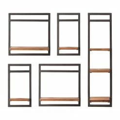 Ars manufacti Wandregal-Set Manchester III (5-teilig) - Akazie massiv / Metall - Akazie / Anthrazit 14 Ars manufacti Wandregal-Set Manchester III (5-teilig) - Akazie massiv / Metall - Akazie / Anthrazit -WOHNZIMMERMÖBEL Verkäufe 1000213199 200713 18103700004 DETAILS P000000001000213199