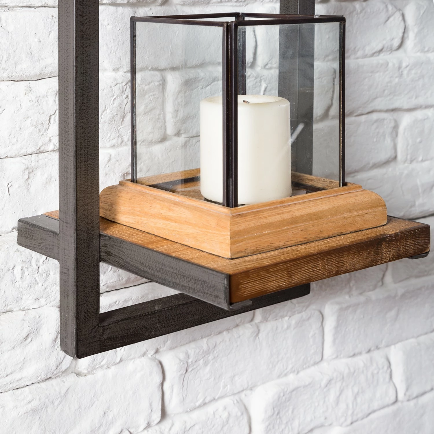 Ars manufacti Wandregal-Set Manchester VI (7-teilig) - Akazie massiv / Metall - Akazie / Anthrazit 10 Ars manufacti Wandregal-Set Manchester VI (7-teilig) - Akazie massiv / Metall - Akazie / Anthrazit – Bild 10