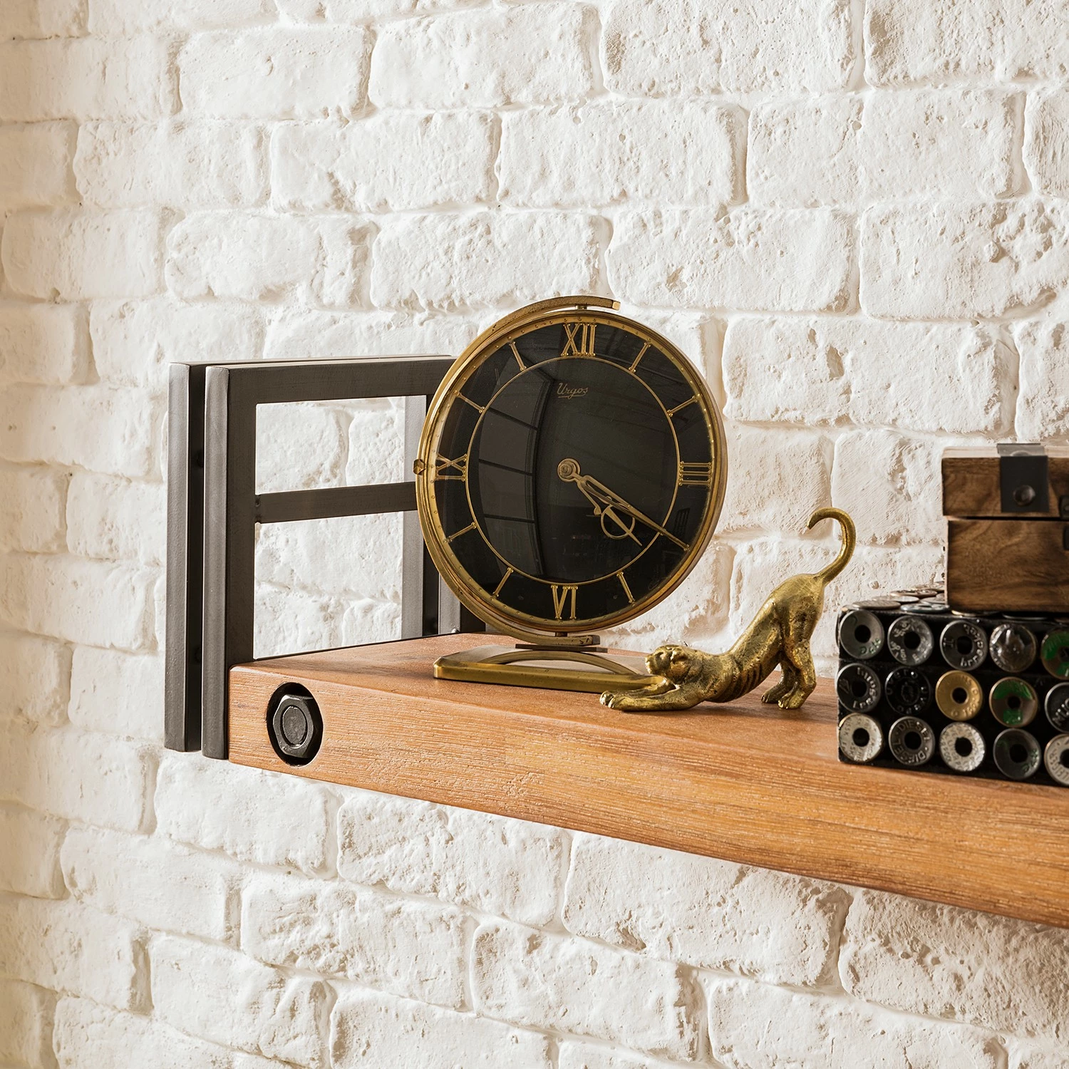 Ars manufacti Wandboard Manchester (2er-Set) - Akazie massiv / Metall - Akazie / Anthrazit - Breite: 150 cm 7 Ars manufacti Wandboard Manchester (2er-Set) - Akazie massiv / Metall - Akazie / Anthrazit - Breite: 150 cm – Bild 7