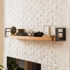 Ars manufacti Wandboard Manchester (3er-Set) - Akazie massiv / Metall - Akazie / Anthrazit - Breite: 110 cm 8 Ars manufacti Wandboard Manchester (3er-Set) - Akazie massiv / Metall - Akazie / Anthrazit - Breite: 110 cm -WOHNZIMMERMÖBEL Verkäufe 1000213219 210831 13323600021 MOOD DETAILS P000000001000213219 mood