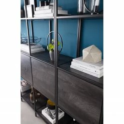 Fredriks Regal Meon III - Eiche Grau Dekor - Breite: 150 cm -WOHNZIMMERMÖBEL Verkäufe 1000213232 210104 13264800006 MOOD DETAILS P000000001000213232 mood