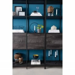 Fredriks Regal Meon III - Eiche Grau Dekor - Breite: 150 cm -WOHNZIMMERMÖBEL Verkäufe 1000213232 210104 13264800007 MOOD DETAILS P000000001000213232 mood