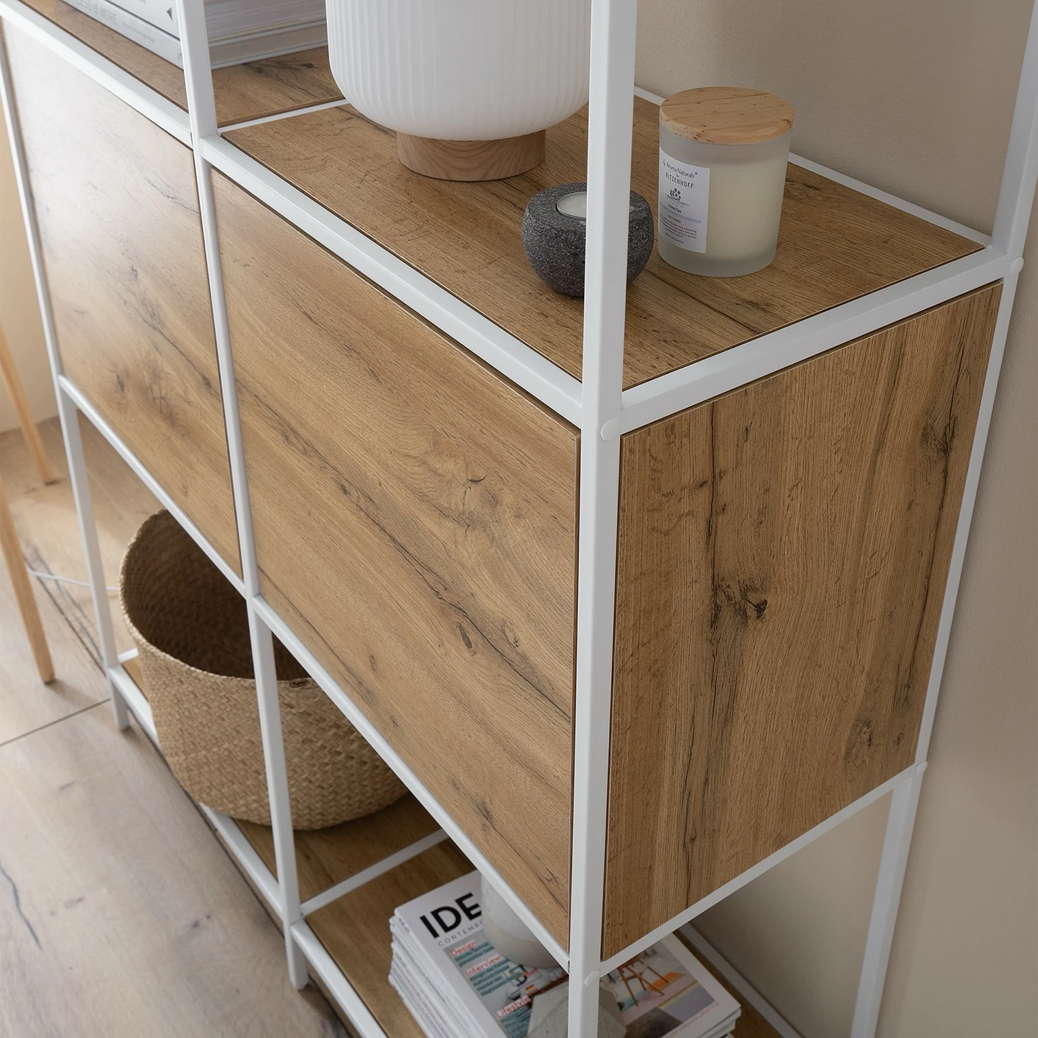 Fredriks Regal Meon III - Eiche Dekor - Breite: 101 cm 25 Fredriks Regal Meon III - Eiche Dekor - Breite: 101 cm – Bild 25