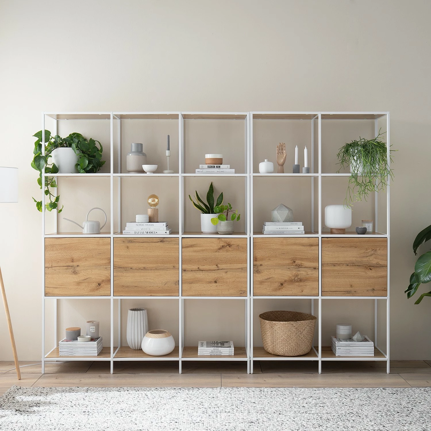 Fredriks Regal Meon III - Eiche Dekor - Breite: 101 cm 4 Fredriks Regal Meon III - Eiche Dekor - Breite: 101 cm – Bild 4