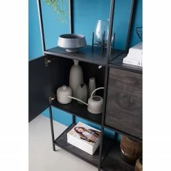 Fredriks Regal Meon III - Eiche Grau Dekor - Breite: 101 cm -WOHNZIMMERMÖBEL Verkäufe 1000213234 210104 13264800010 MOOD DETAILS P000000001000213234 mood