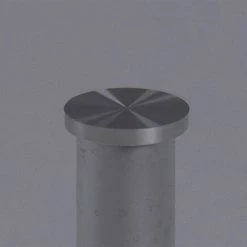 Red Living Beistelltisch Wendell - Glas / Granit - Grau / Chrom -WOHNZIMMERMÖBEL Verkäufe 1000213258 200527 06151000054 DETAILS P000000001000213258