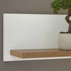 Norrwood Wandboard Proville - Eiche Weiß Dekor / Eiche Dekor - Breite: 130 cm -WOHNZIMMERMÖBEL Verkäufe 1000213880 200525 13132500048 DETAILS P000000001000213880