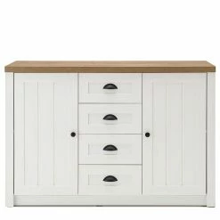 Norrwood Sideboard Proville II - Eiche Weiß Dekor / Eiche Dekor -WOHNZIMMERMÖBEL Verkäufe 1000213899 200525 13152000161 DETAILS P000000001000213899