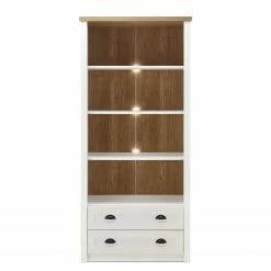 Norrwood Regal Proville III - Eiche Weiß Dekor / Eiche Dekor -WOHNZIMMERMÖBEL Verkäufe 1000213905 200525 13161100204 DETAILS P000000001000213905