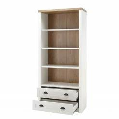 Norrwood Regal Proville III - Eiche Weiß Dekor / Eiche Dekor -WOHNZIMMERMÖBEL Verkäufe 1000213905 200525 13161200205 DETAILS P000000001000213905