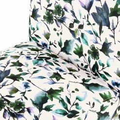 Kayoom Polsterstuhl Indira II - Webstoff / Buche massiv - Schwarz / Grün & Weiß -WOHNZIMMERMÖBEL Verkäufe 1000214193 200529 06041400119 DETAILS P000000001000214193