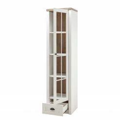 Norrwood Wohnwand Proville I (4-teilig) - Eiche Weiß Dekor / Eiche Dekor -WOHNZIMMERMÖBEL Verkäufe 1000214288 200527 06582200007 DETAILS P000000001000214288