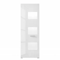 Loftscape Wohnwand Cely I (4-teilig) - Hochglanz Weiß / Matt Weiß -WOHNZIMMERMÖBEL Verkäufe 1000214312 200527 07013500148 DETAILS P000000001000214312