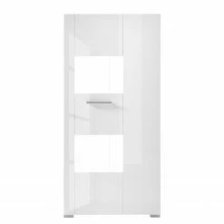 Loftscape Wohnwand Cely I (4-teilig) - Hochglanz Weiß / Matt Weiß -WOHNZIMMERMÖBEL Verkäufe 1000214312 200527 07013800151 DETAILS P000000001000214312