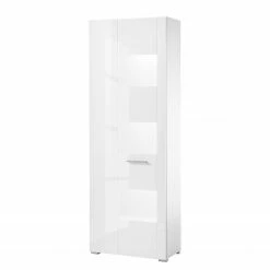 Loftscape Wohnwand Cely II (4-teilig) - Hochglanz Weiß / Matt Weiß -WOHNZIMMERMÖBEL Verkäufe 1000214313 200527 07022000183 DETAILS P000000001000214313