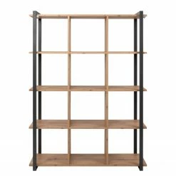 Red Living Regal Denville - Eiche Artisan Dekor / Anthrazit -WOHNZIMMERMÖBEL Verkäufe 1000214500 200608 14163800090 DETAILS P000000001000214500