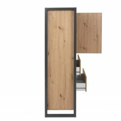 Red Living Highboard Denville - Eiche Artisan Dekor / Anthrazit -WOHNZIMMERMÖBEL Verkäufe 1000214506 200608 14182700173 DETAILS P000000001000214506