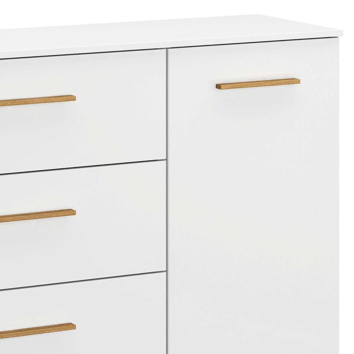 Rauch Orange Kommode Carlsson - Weiß / Eiche - 3 3 Rauch Orange Kommode Carlsson - Weiß / Eiche - 3 – Bild 3