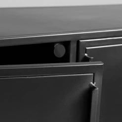 Red Living Sideboard Exford - Metall - Schwarz -WOHNZIMMERMÖBEL Verkäufe 1000215305 200612 09124300061 DETAILS P000000001000215305