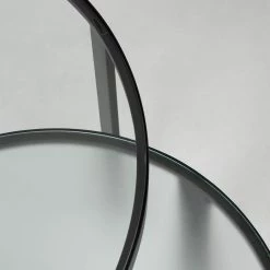 Norrwood Beistelltisch Gilman (2er Set) - Glas / Metall - Schwarz 5 Norrwood Beistelltisch Gilman (2er Set) - Glas / Metall - Schwarz -WOHNZIMMERMÖBEL Verkäufe 1000215310 200612 09130300082 DETAILS P000000001000215310